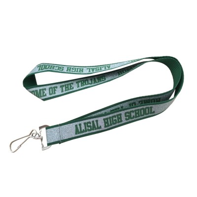 OEM Wholesale Customized Polyester Neck Glitter Lanyards