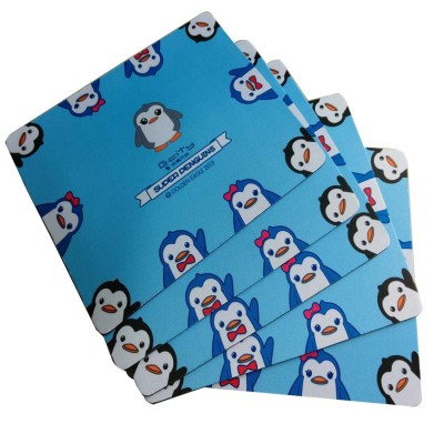 Attractive Sublimation Pattern Microfiber Fabric Rubber Mouse Pad